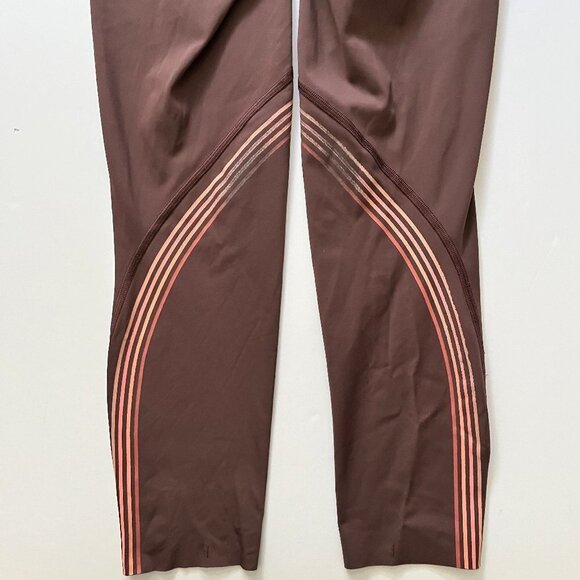 Lululemon Speed Limit Crop 23" Cherry Cola Leggings Pants Running Workout Sz  4 - Picture 14 of 16